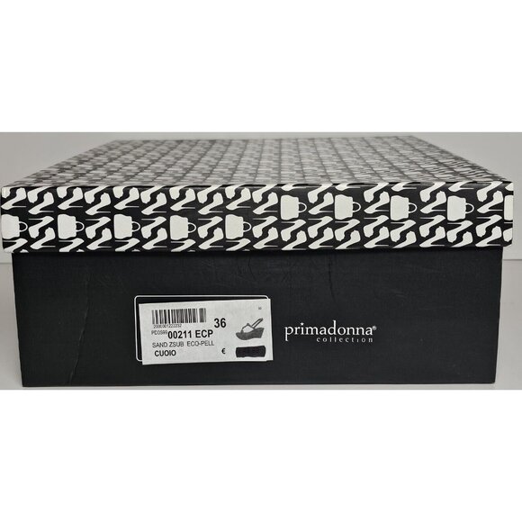 PRIMADONNA COLLECTION WOMEN SANDALS SIZE EURO 36 TAN TURQUOISE BEADING NEW - Picture 12 of 12